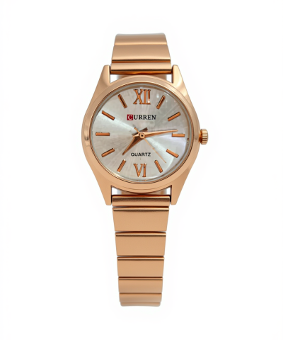 Curren Quartz Analog Rose Gold Metal (Stainless Steel) Watch