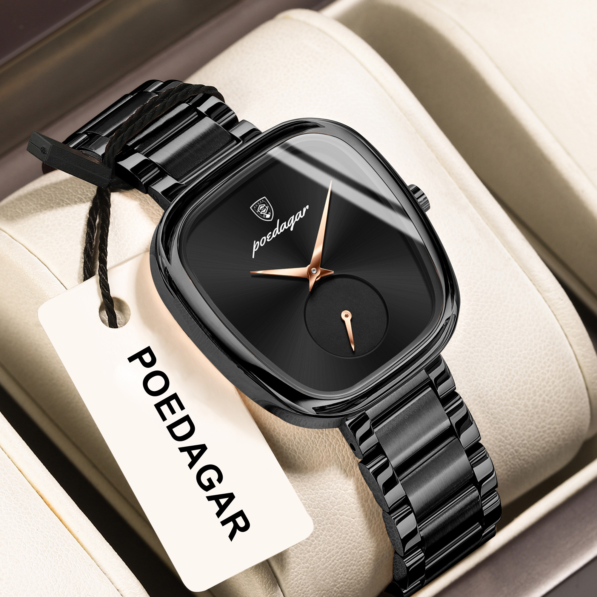POEDAGAR Luxury Watch for Woman Waterproof Stainless Steel Women's Quartz Watches Simple High Quality Ladies Wristwatch